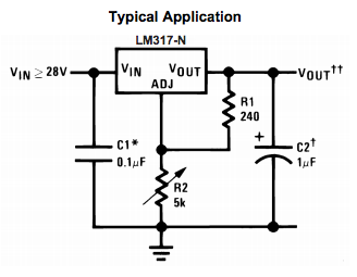 LM317 Circuit Example
